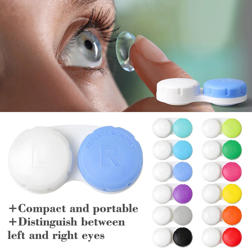 Travel Video Accessories - Kotak Lensa Warna-warni Set Botol Perjalanan