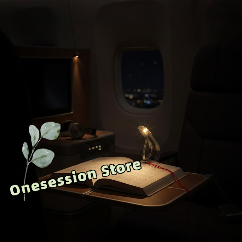 Travel Reading Accessories - Lampu Baca LED Ultra Tipis, Ringkas