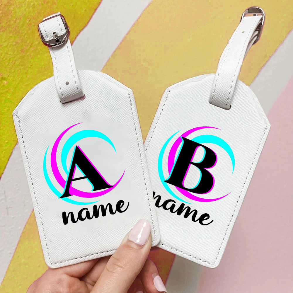 Travel Accessories Best - Tag Bagasi dengan Inisial dan Nama