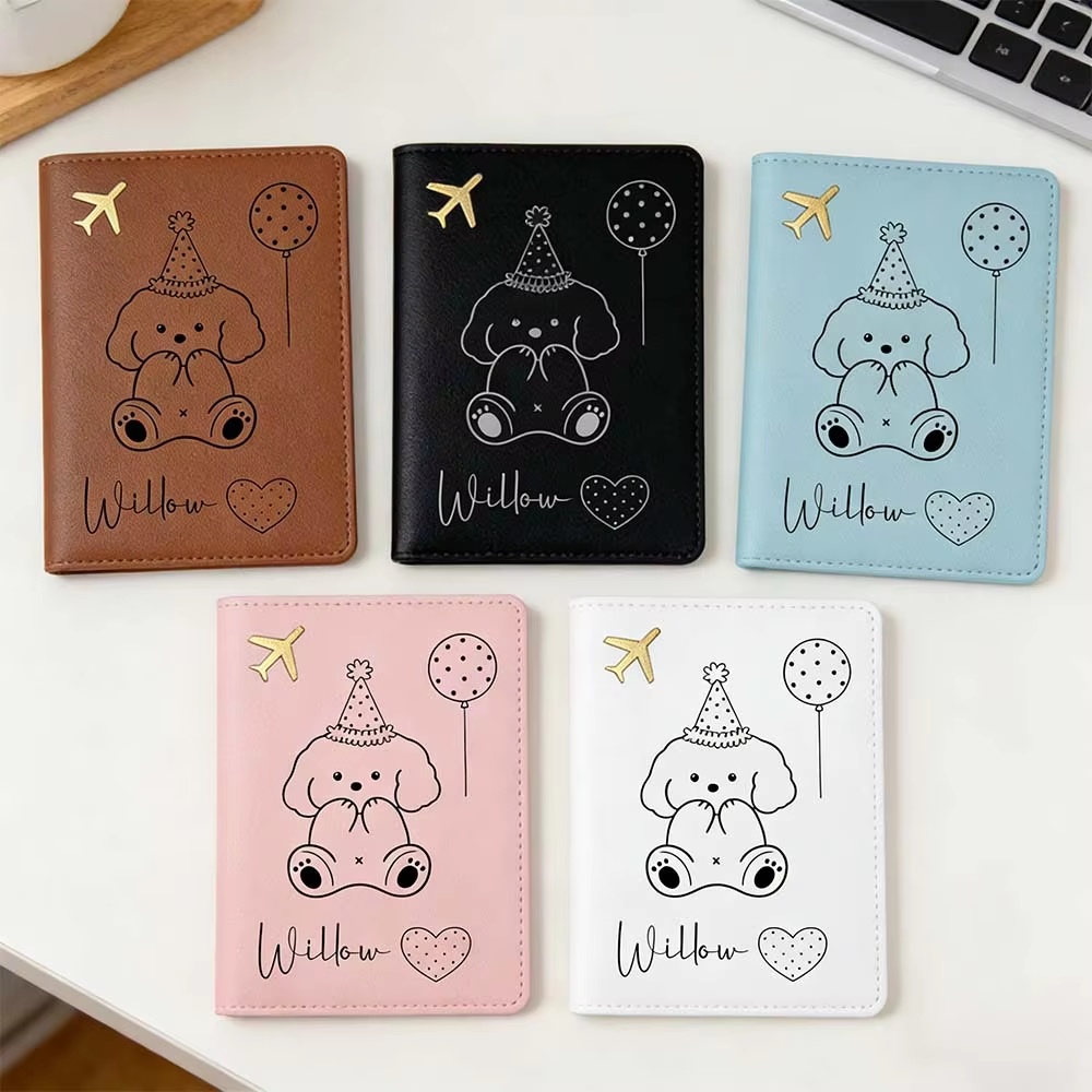 Travel Accessories Best - 1 Buah Sampul Paspor Nama Pribadi
