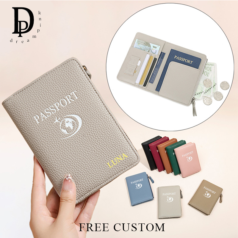 Travel Accessories Bag For Women - Dompet Paspor Wanita RFID Kulit PU