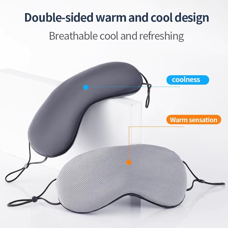 Eye Mask Sleep Travel - Masker Mata Tidur Gaya Korea Bahan