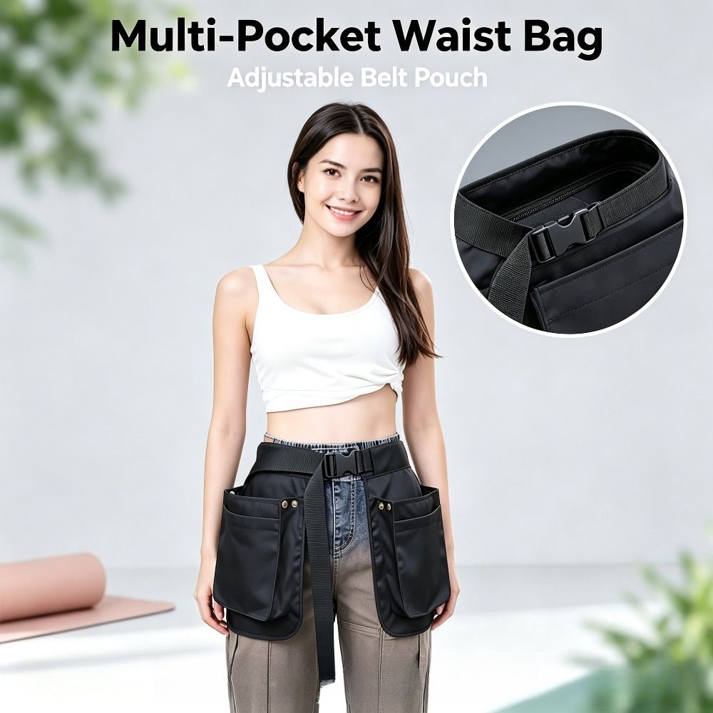 Travel Accessories Hip Belt - Tas Pinggang Multifungsi Luar Ruangan, Tas