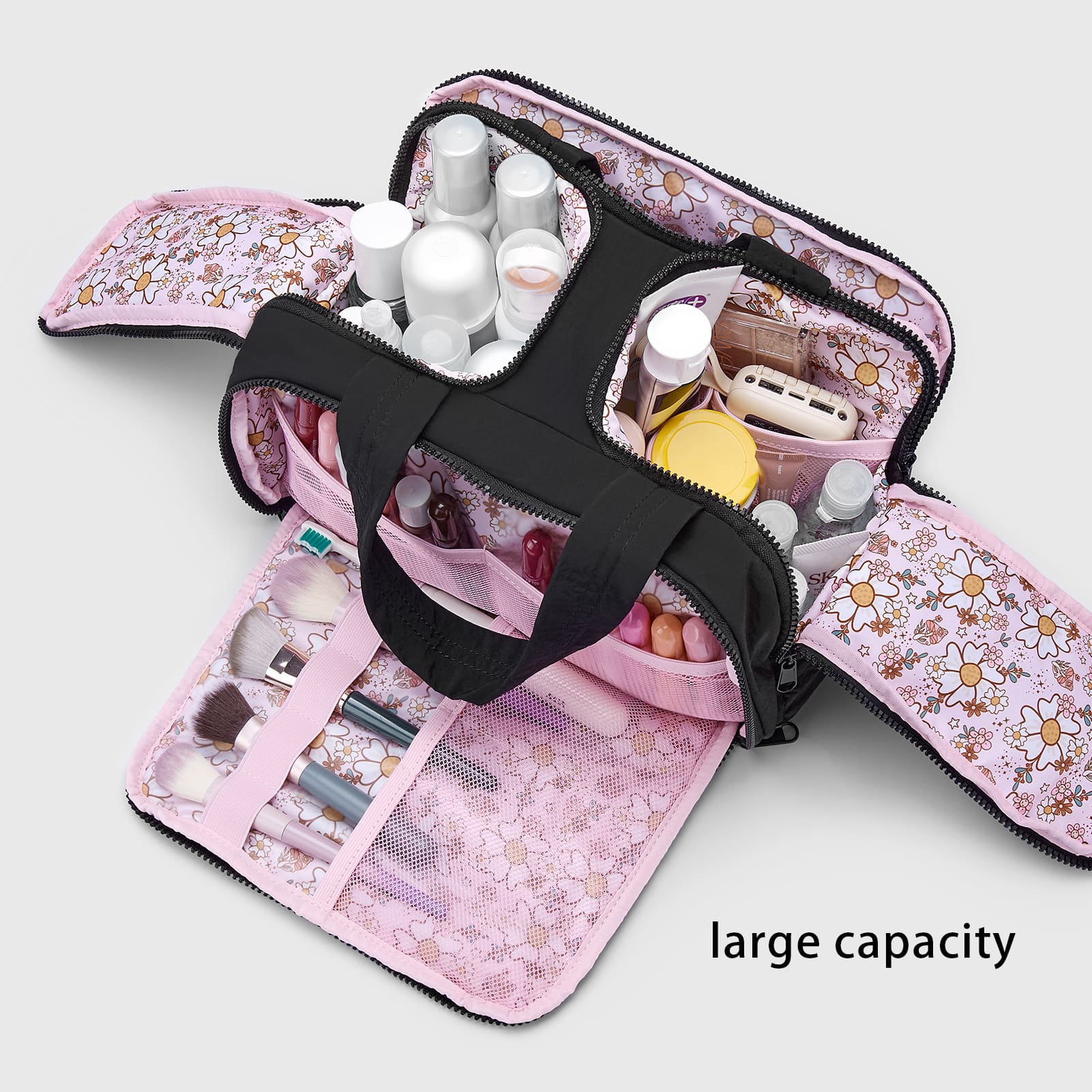 Travel Accessories Pouch For Women - Tas Makeup Perjalanan Berkapasitas Besar untuk