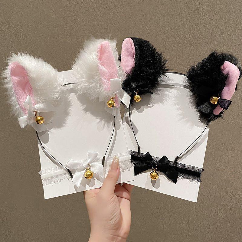 Quirky Travel Accessories - Ikat Kepala Telinga Kucing Mewah untuk