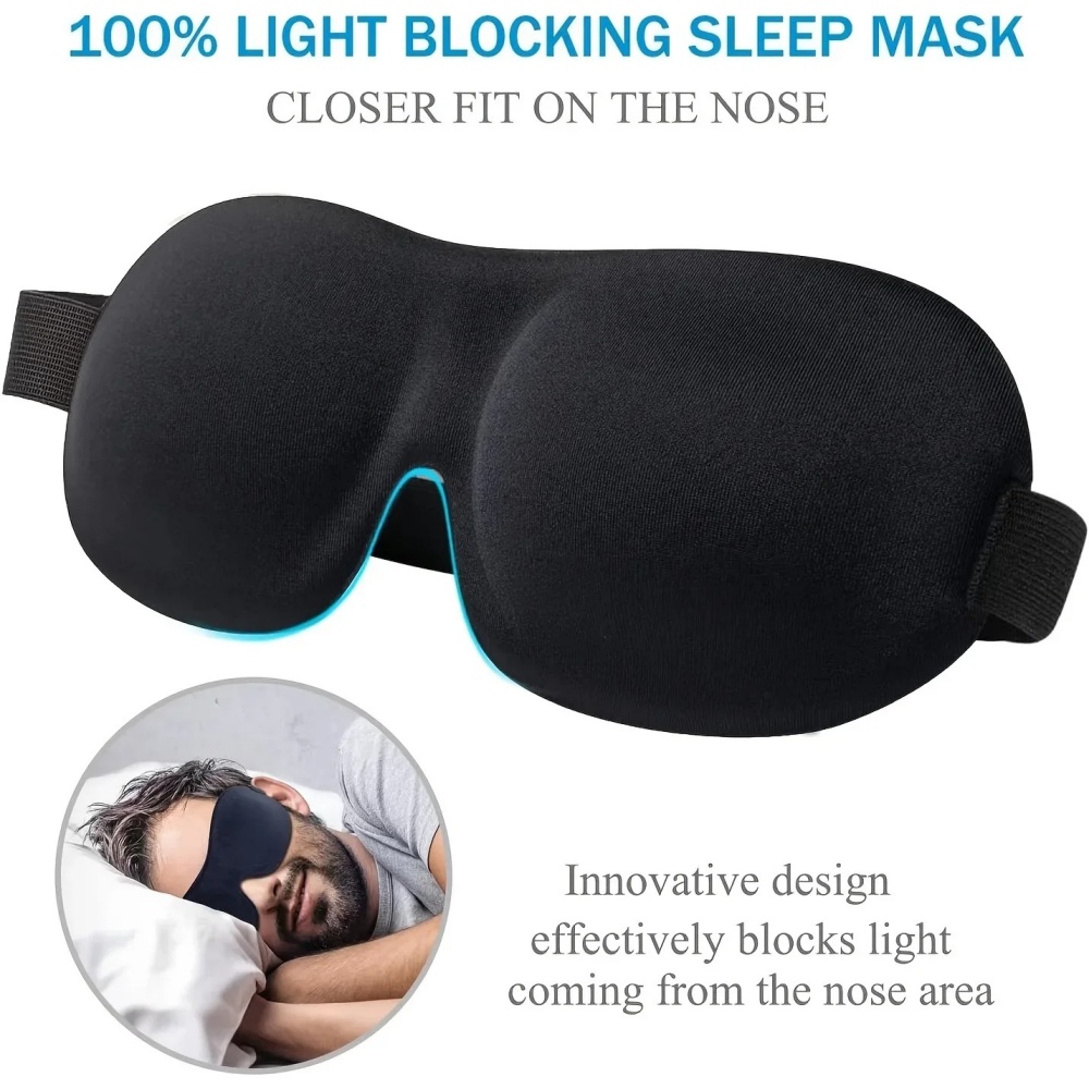 Eye Mask Sleep Travel - Masker Tidur 3D Penutup Mata Alat