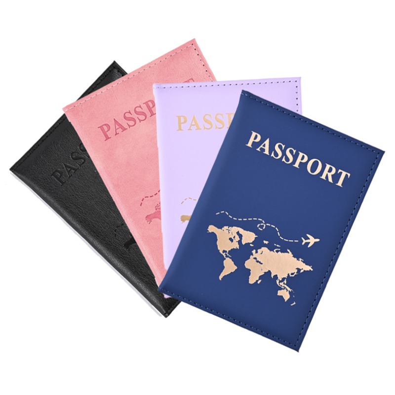Travel Accessories Bag For Women - Sarung paspor modis dengan motif huruf