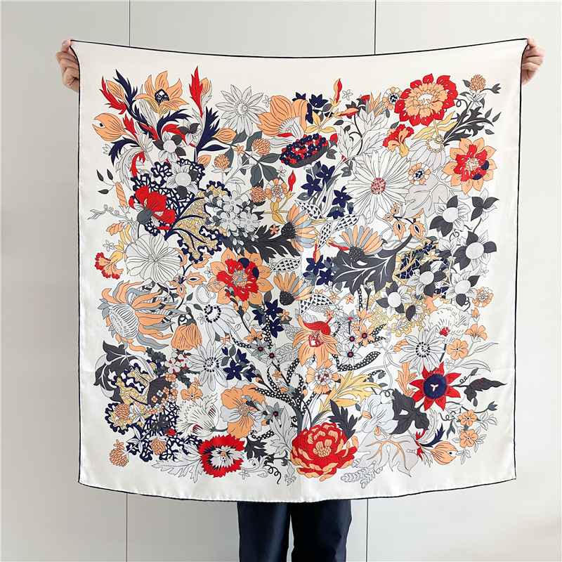Syal Sutra 110CM Merek Mewah D - Travel Accessories Luxury Brands ulasan dan harga