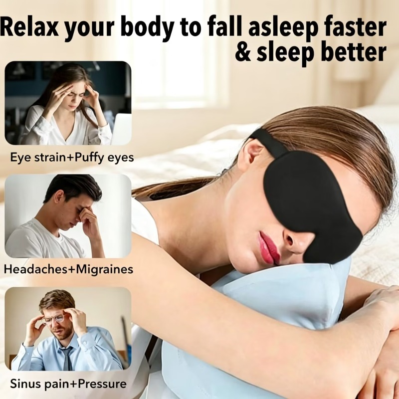 Penutup Mata Tidur 3D 2pcs Ala - Eye Mask Sleep Travel ulasan dan harga