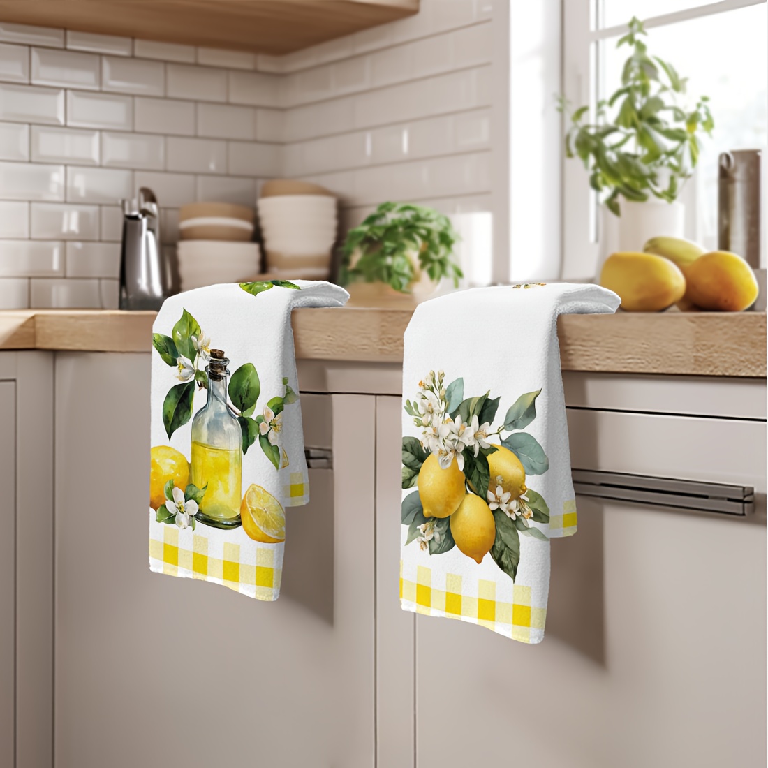 2 buah, handuk dapur motif bun - Travel Accessories Best ulasan dan harga