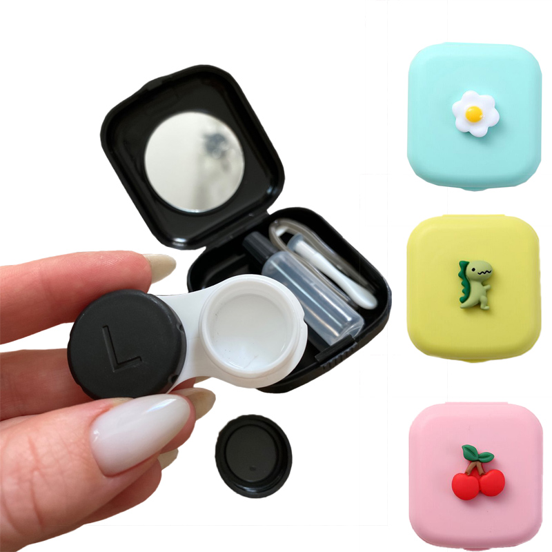 Casing Lensa Kontak Mini Wadah - Travel Video Accessories ulasan dan harga