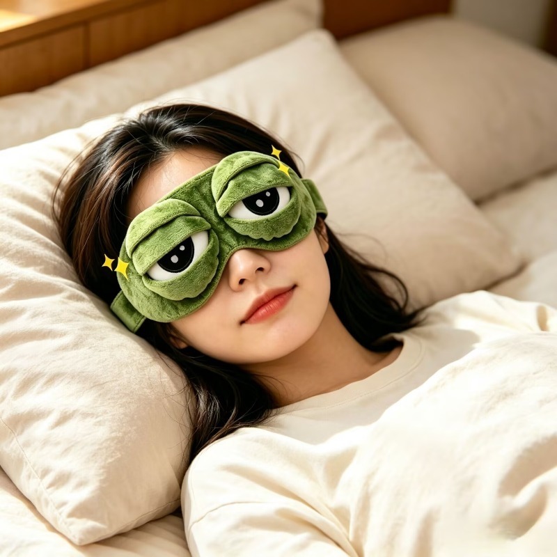 Penutup Mata Tidur Katak 3D Lu - Eye Mask Sleep Travel ulasan dan harga