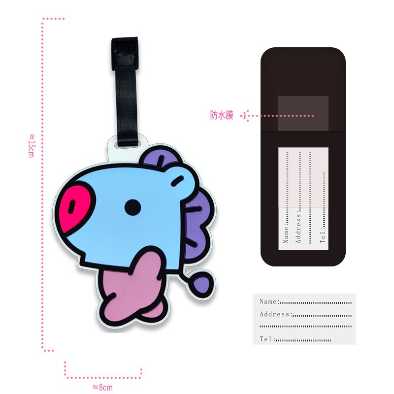 Gantungan kunci kartun BT21 lu - Travel Accessories Unique ulasan dan harga