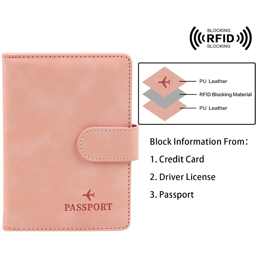 Penutup paspor tombol magnetik - Travel Accessories Bag For Women ulasan dan harga