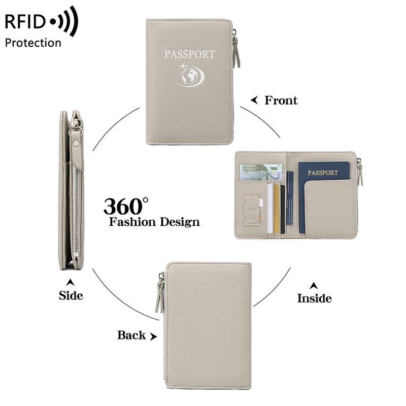 Dompet Paspor Wanita RFID Kuli - Travel Accessories Bag For Women ulasan dan harga
