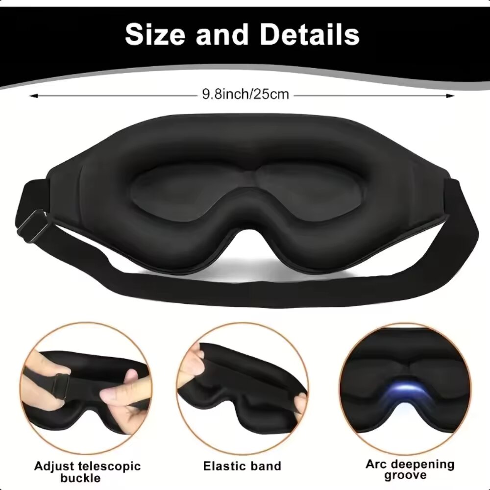 Masker Mata 3D, Masker Tidur y - Eye Mask Sleep Travel ulasan dan harga