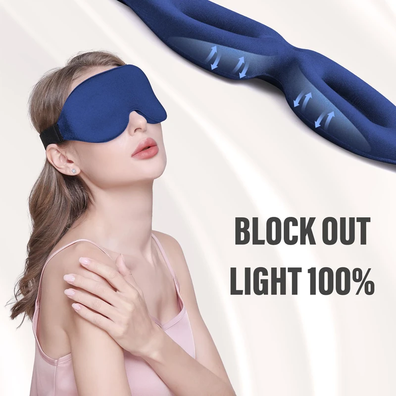 Penutup Mata Tidur 3D Bernapas - Eye Mask Sleep Travel ulasan dan harga