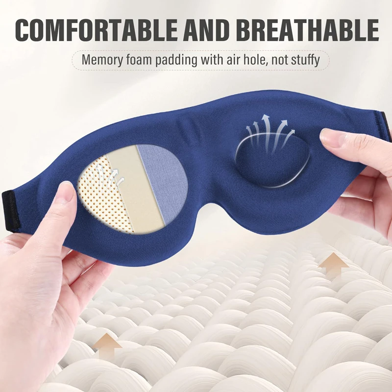 Penutup Mata Tidur 3D Bernapas - Eye Mask Sleep Travel ulasan dan harga