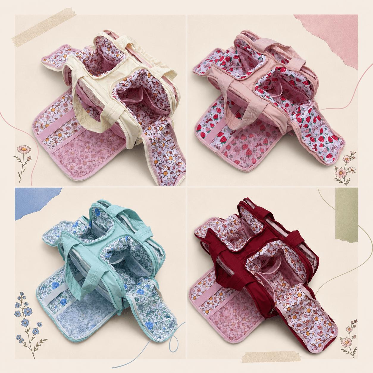 Tas Makeup Perjalanan Berkapas - Travel Accessories Pouch For Women ulasan dan harga