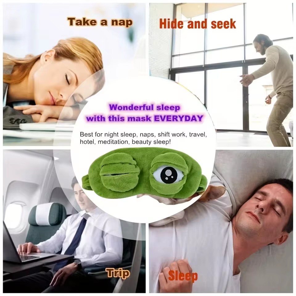 Penutup Mata Tidur 3D Bentuk K - Eye Mask Sleep Travel ulasan dan harga