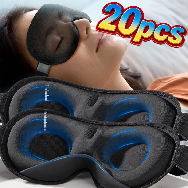 Masker Mata 3D Nyaman dan Bern - Eye Mask Sleep Travel ulasan dan harga