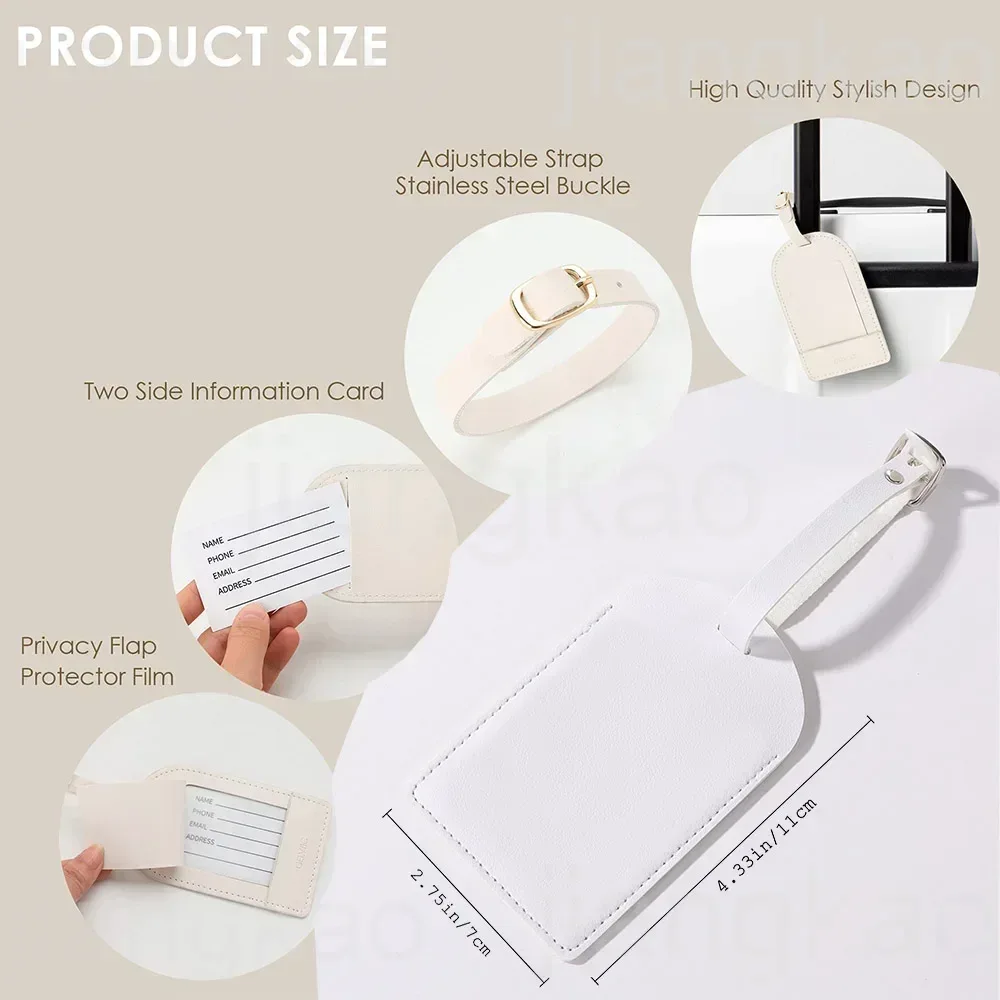 Tag Bagasi PU Yang Dipersonali - Travel Accessories Unique ulasan dan harga
