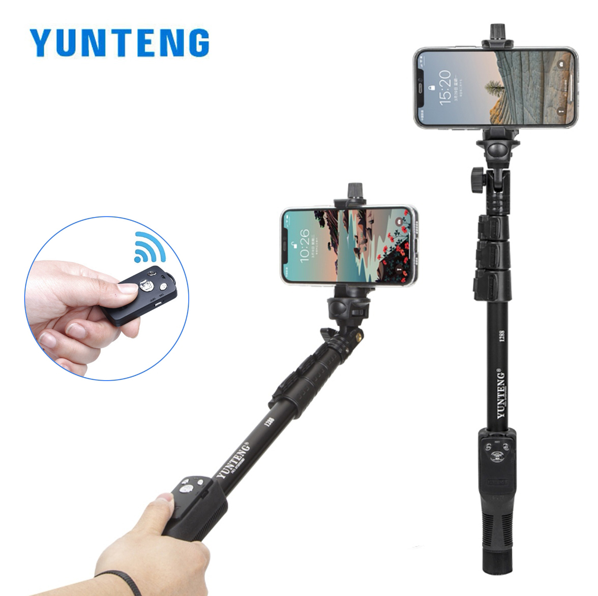 YUNTENG tongkat swafoto 1288,  - Travel Video Accessories ulasan dan harga